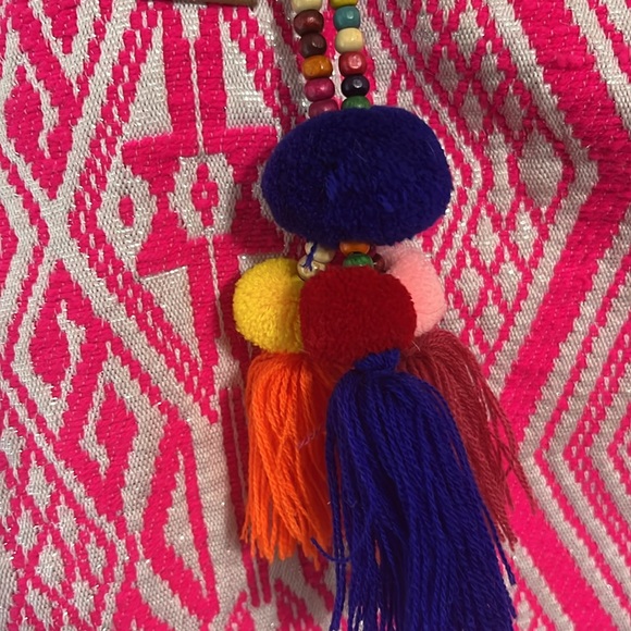 Large beach tote pink soft cute - Picture 2 of 4